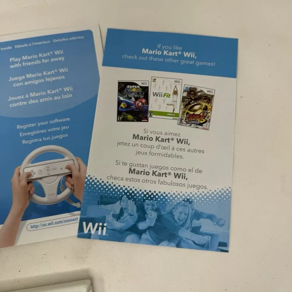 Mario Kart Wii Game CIB Nintendo Wii 2008 Complete in Box with Manual TESTED